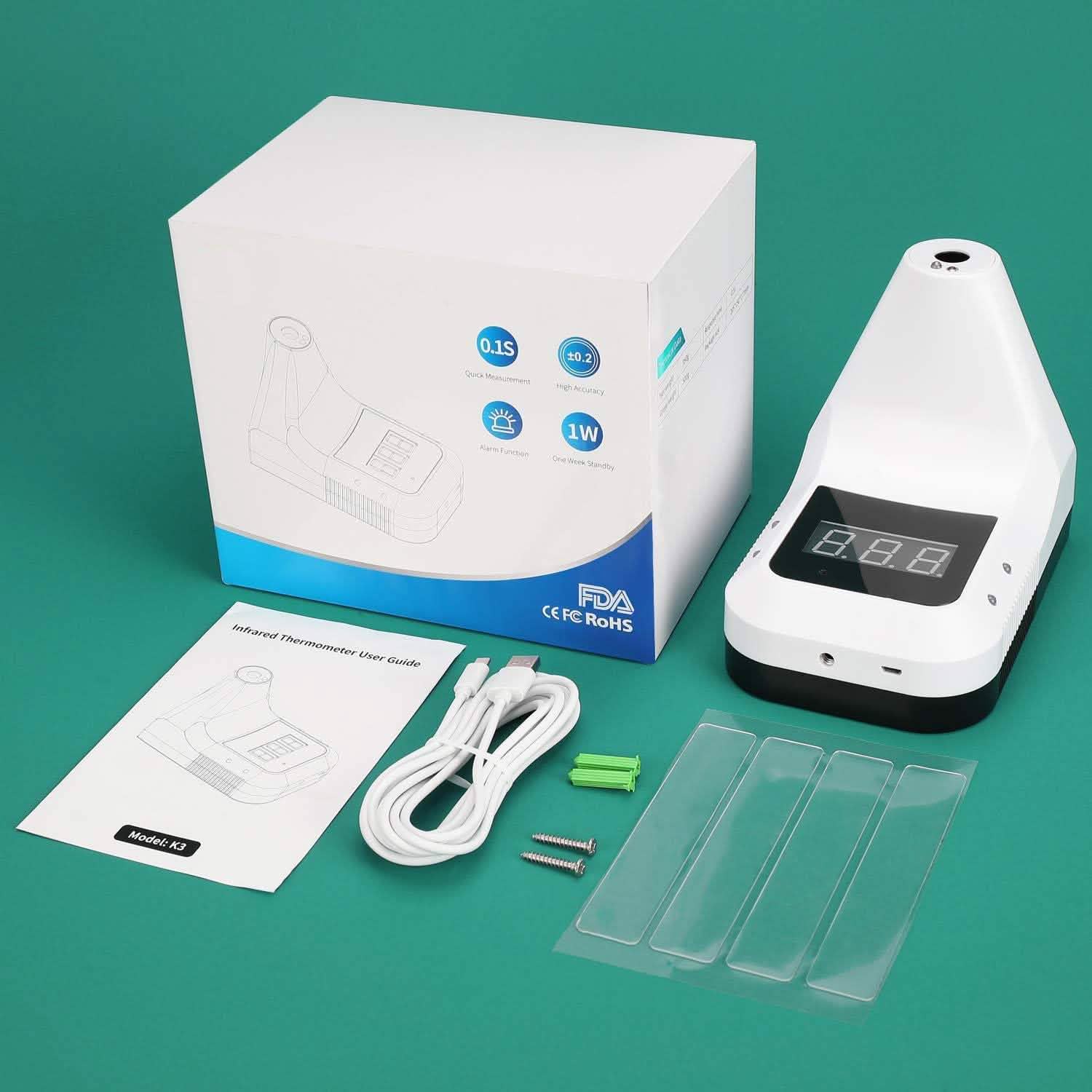 Non-Contact Wall-Mounted Infrared Thermometer K3