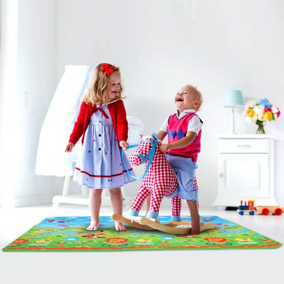 Non-Slip 2 Sides Foldable Soft Foam Kids Play Mat