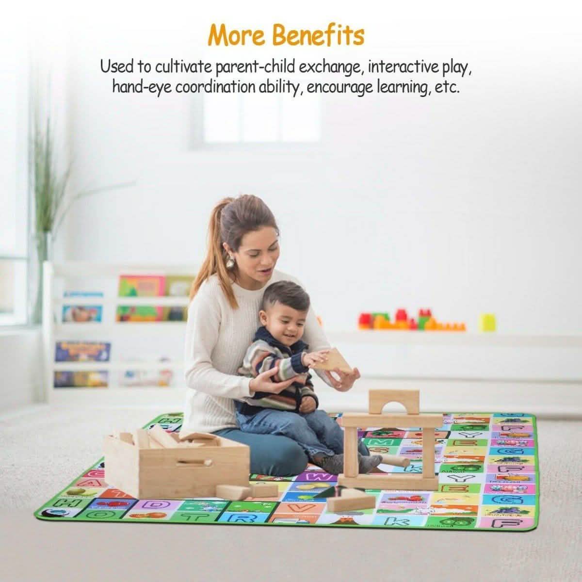 Non-Slip 2 Sides Foldable Soft Foam Kids Play Mat