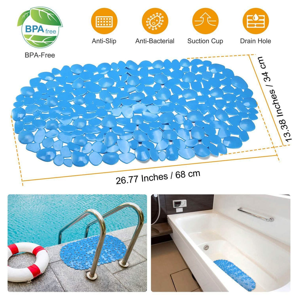 Non-Slip Massage Pebble Bath Mat