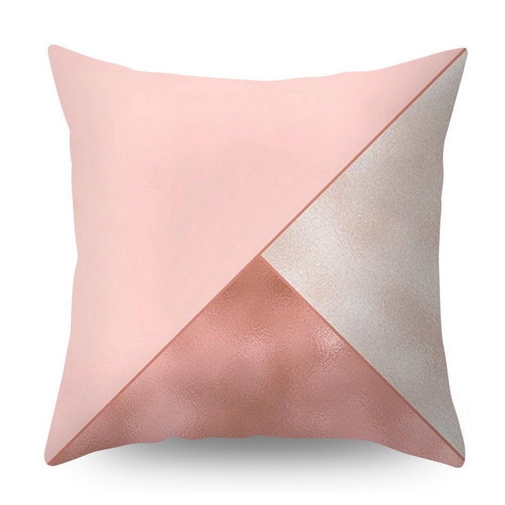 Nordic Style Pillow Covers Plant Letter Flower Geometric Sofa Cushion cover Headrest Pink Party Decorations Gift For Kids Geometric Decorative Throw Pillow Covers Square Cotton Cushion Covers Outdoor Sofa Home Pillow Covers