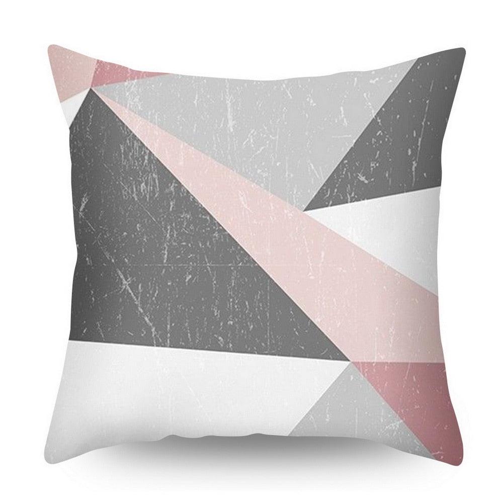 Nordic Style Pillow Covers Plant Letter Flower Geometric Sofa Cushion cover Headrest Pink Party Decorations Gift For Kids Geometric Decorative Throw Pillow Covers Square Cotton Cushion Covers Outdoor Sofa Home Pillow Covers
