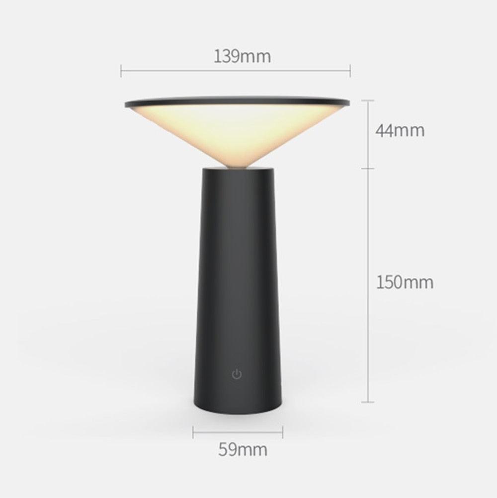 Novelty Bedroom Reading Book Light Modern Desk Lamp USB LED Table Lamp Touch Sensor Control for Home Office Decoration Decorative Table Lamp Cute Study Lamps for Bedroom Décor