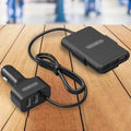 NTONPOWER 5 USB Ports Car Charger with 1.8 Extension Cable