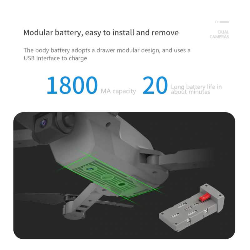 NYR E99 Pro2 RC Mini Drone 4K 1080P 720P Dual Camera WIFI