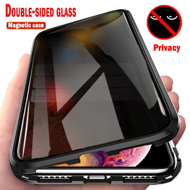 Anti-Peep Magnetic Privacy Case for Samsung Galaxy - Full Coverage Protection