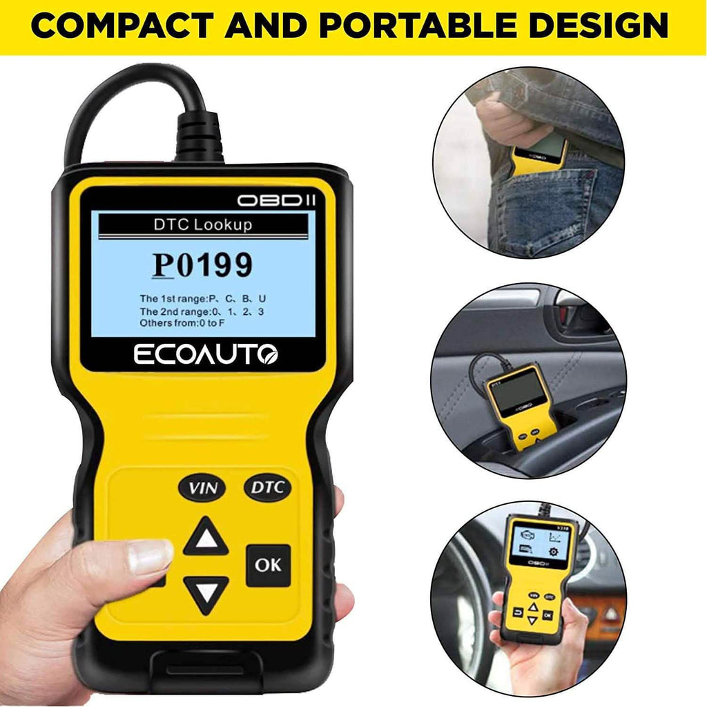 OBD2 Car Code Scanner & Reader Tool for All Vehicles