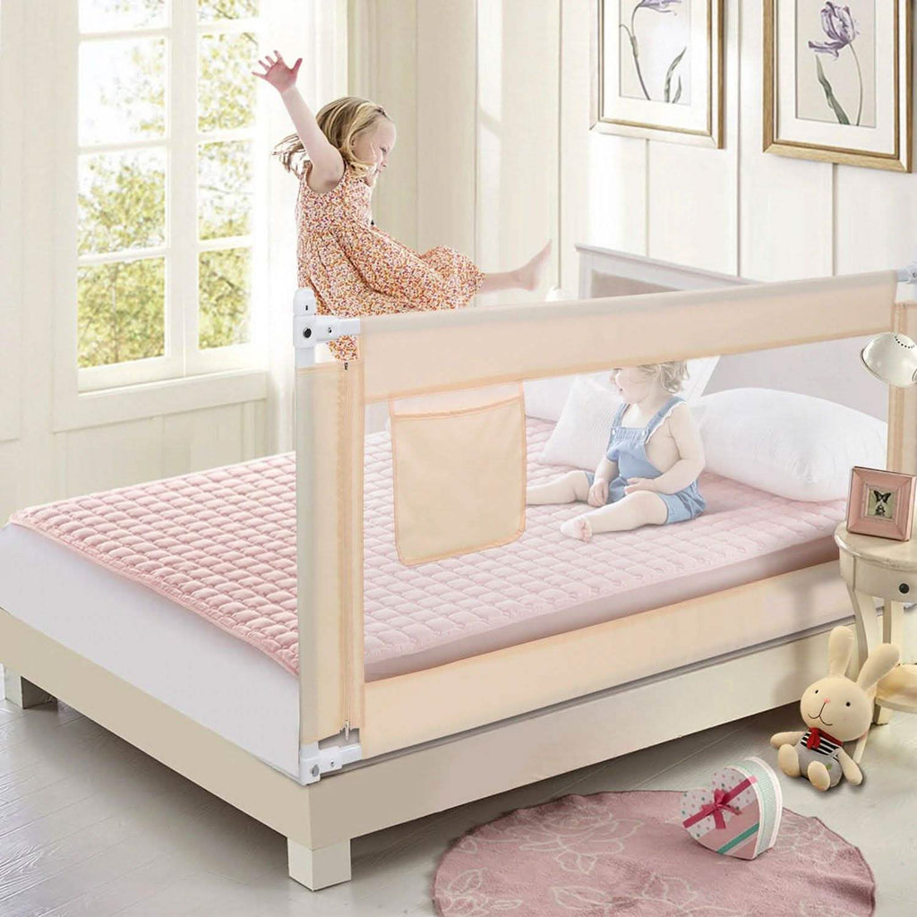 Odoland 70in Foldable Baby Toddler Safety Bed Rail Anti Falling Guard