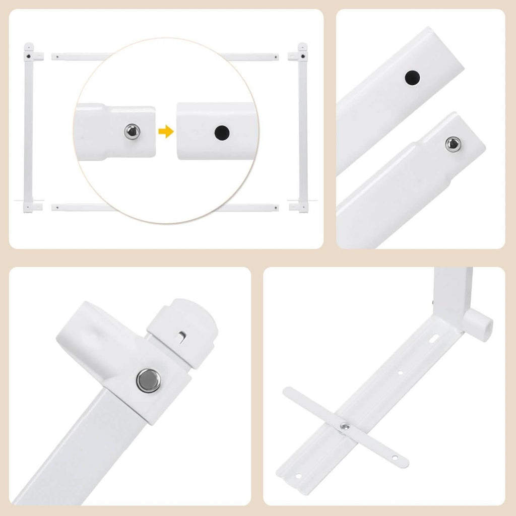 Odoland 70in Foldable Baby Toddler Safety Bed Rail Anti Falling Guard