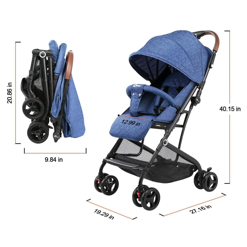 Odoland Baby Infant Foldable Umbrella Stroller Lightweight Travel Carriage Pushchair