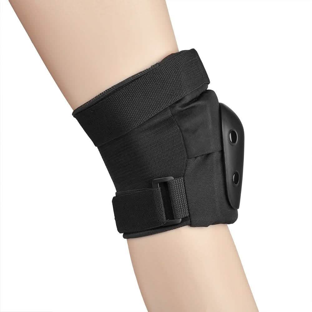 Odoland Knee and Elbow Waist Pads for Cycling, Skating, Mini Biking Riding Adjustable Size