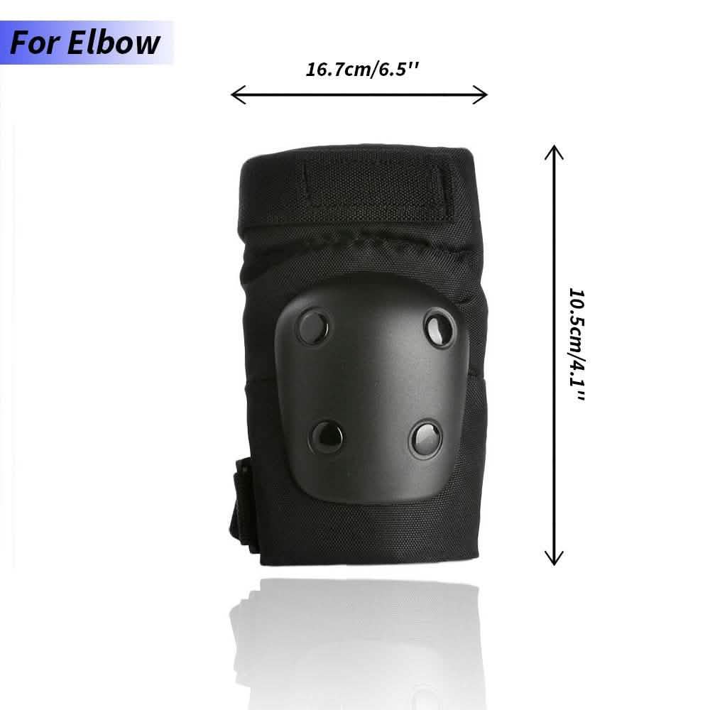 Odoland Knee and Elbow Waist Pads for Cycling, Skating, Mini Biking Riding Adjustable Size