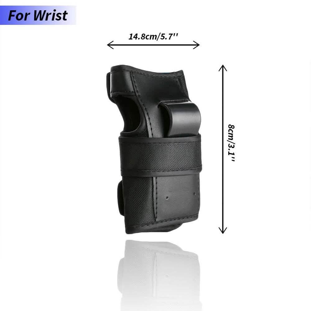 Odoland Knee and Elbow Waist Pads for Cycling, Skating, Mini Biking Riding Adjustable Size
