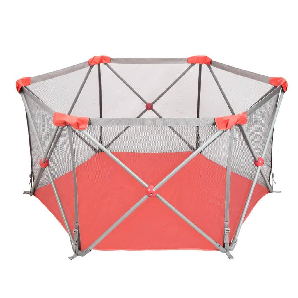 Odoland Safety Portable Playpen Infants Toddler Fence
