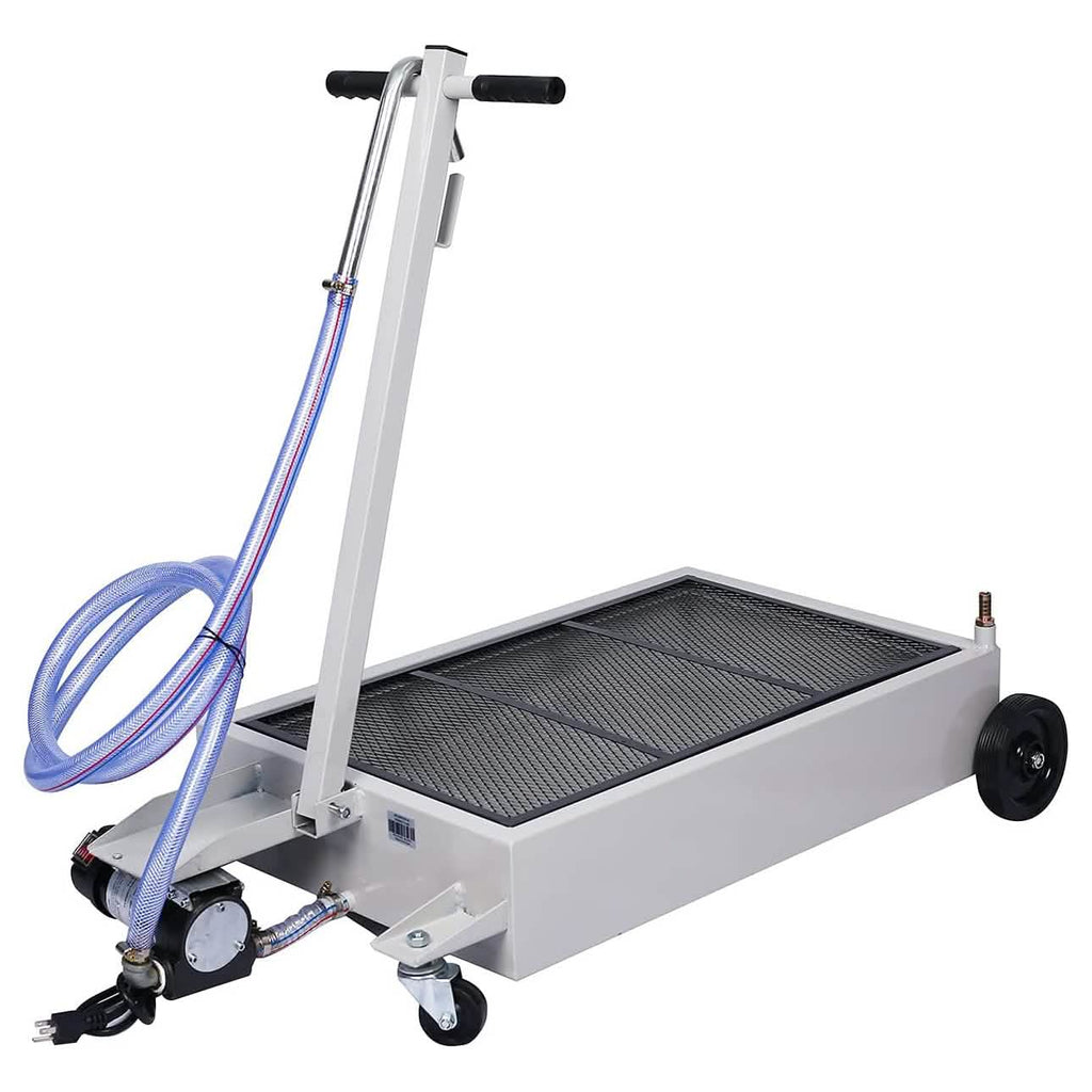 Oil Drain Pan with Electric Pump