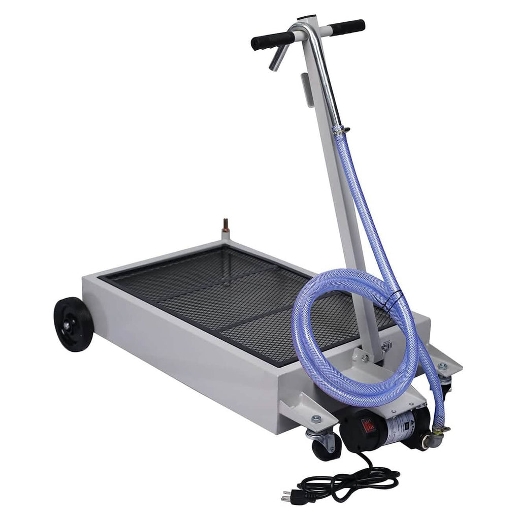 Oil Drain Pan with Electric Pump