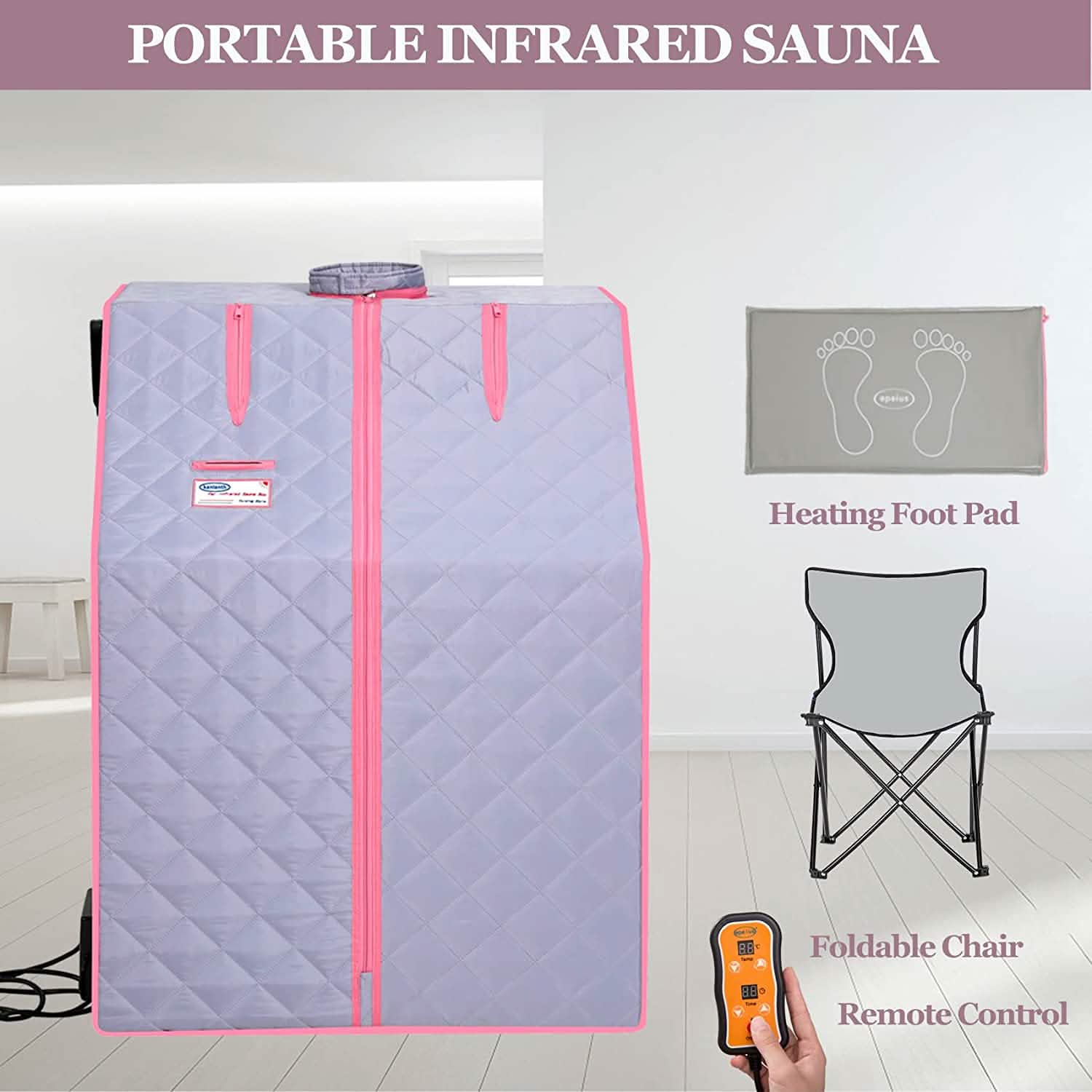 One Person Portable Full Body Sauna Tent SPA Set for Home