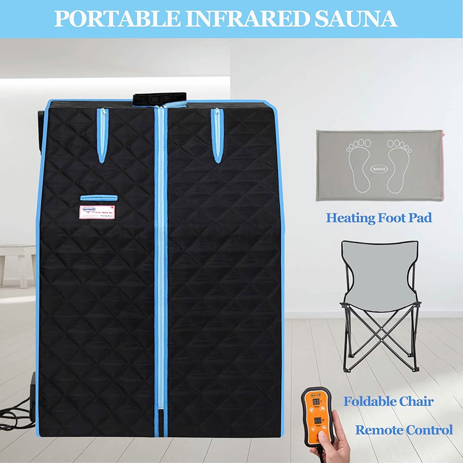 One Person Portable Full Body Sauna Tent SPA Set for Home