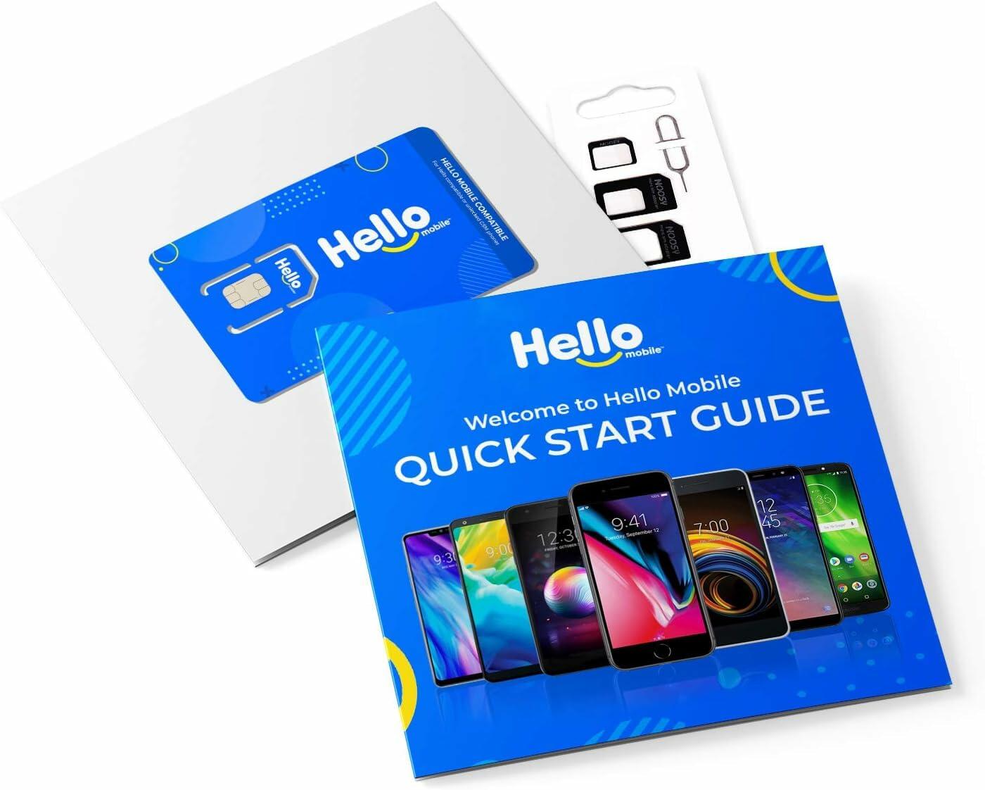 Hello Mobile Bring Your Own Phone & Number SIM Card-PWG