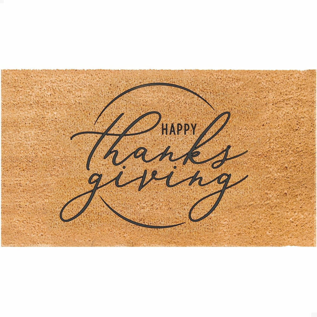 THEODORE MAGNUS 1 Count Fall Coir Non-Slip Outdoor Door Mat Welcome