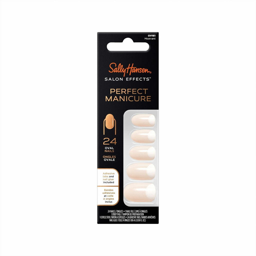 Sally Hansen Salon Effects Perfect Manicure Moon-Ami OV161 24 Oval Nails
