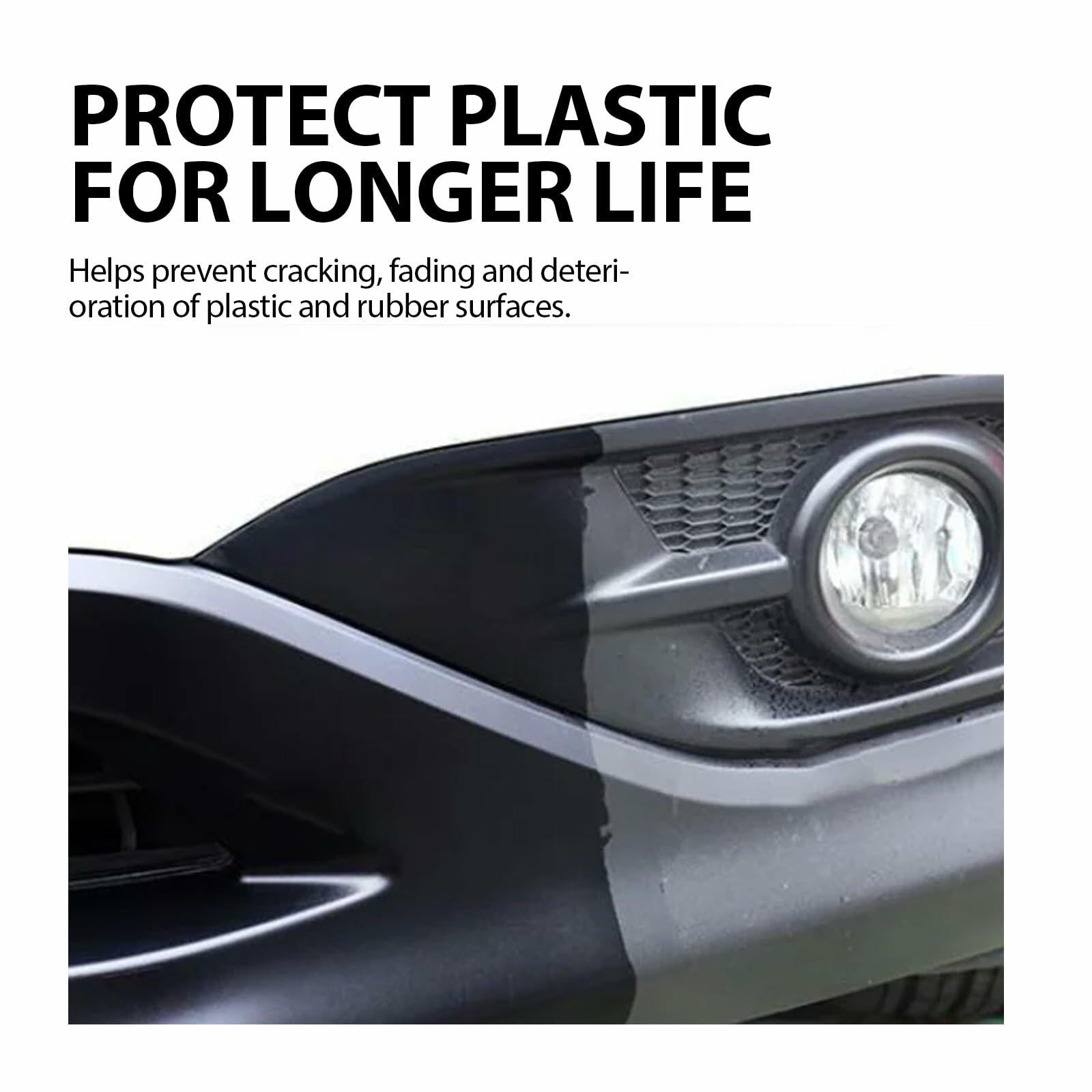 Car Plastic Restorer Trim Cleaner Foam Applicator - Safe Auto Detailing