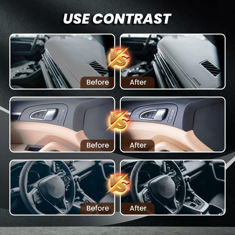 Car Plastic Restorer Trim Cleaner Foam Applicator - Safe Auto Detailing