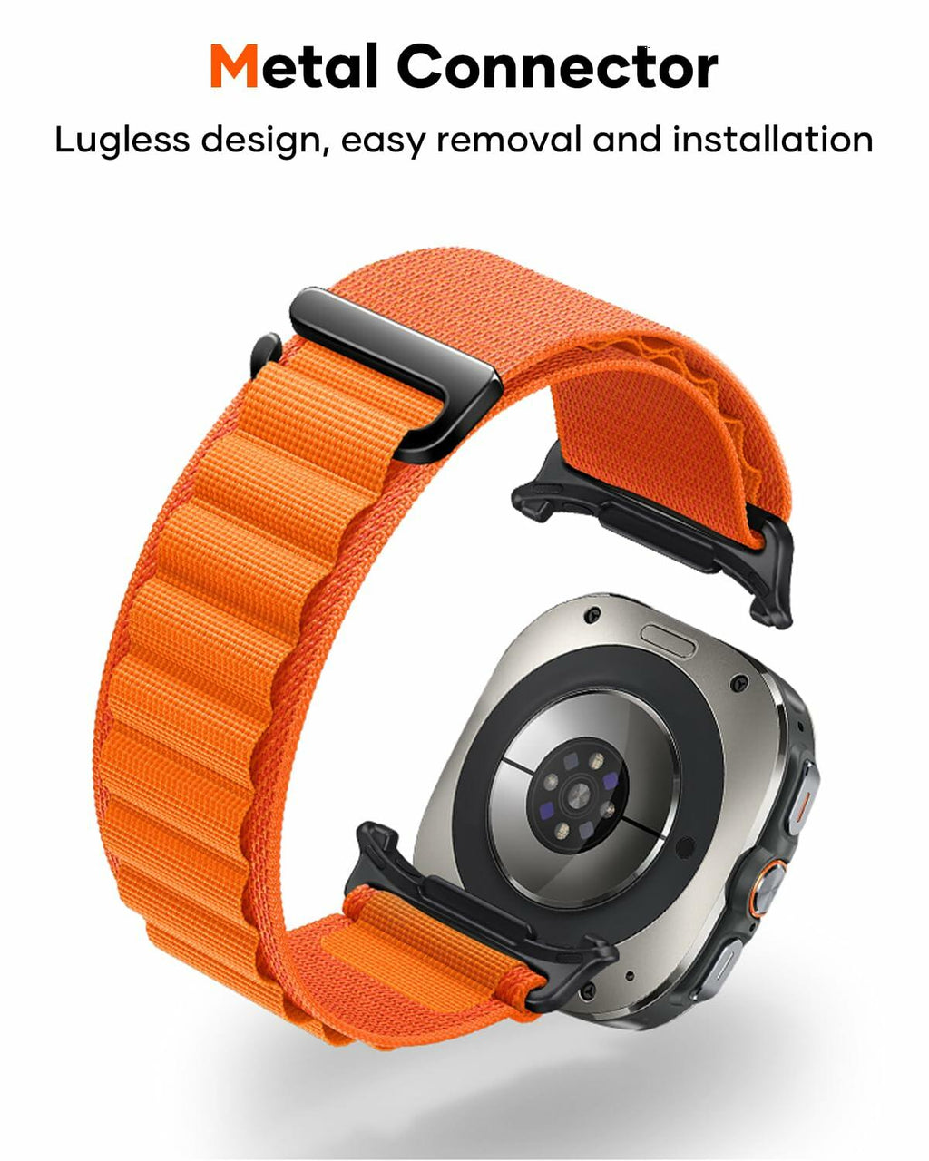 Nathlafu Galaxy Watch Ultra Bands 47mm Rugged Alpine Loop Sport Strap