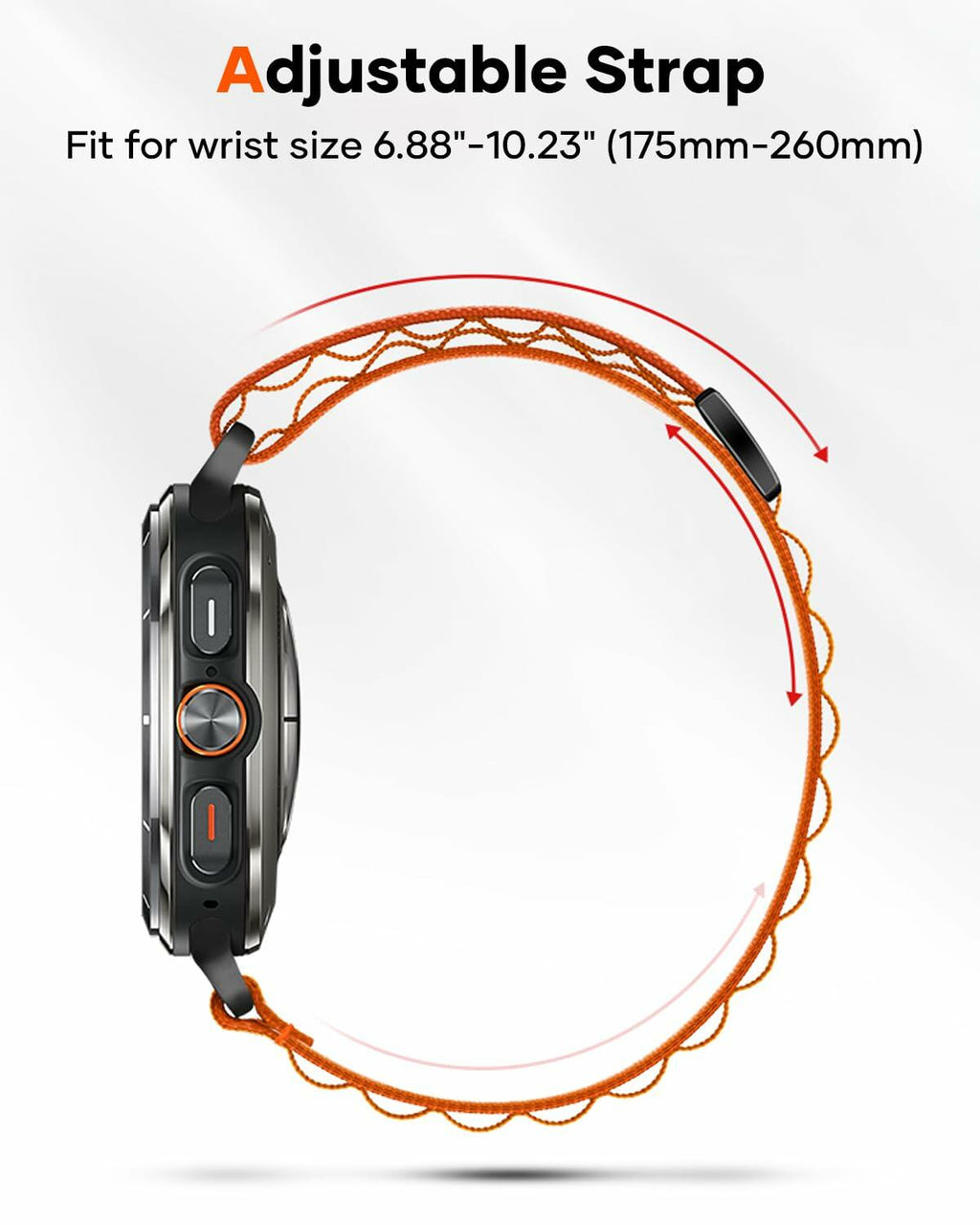 Nathlafu Galaxy Watch Ultra Bands 47mm Rugged Alpine Loop Sport Strap