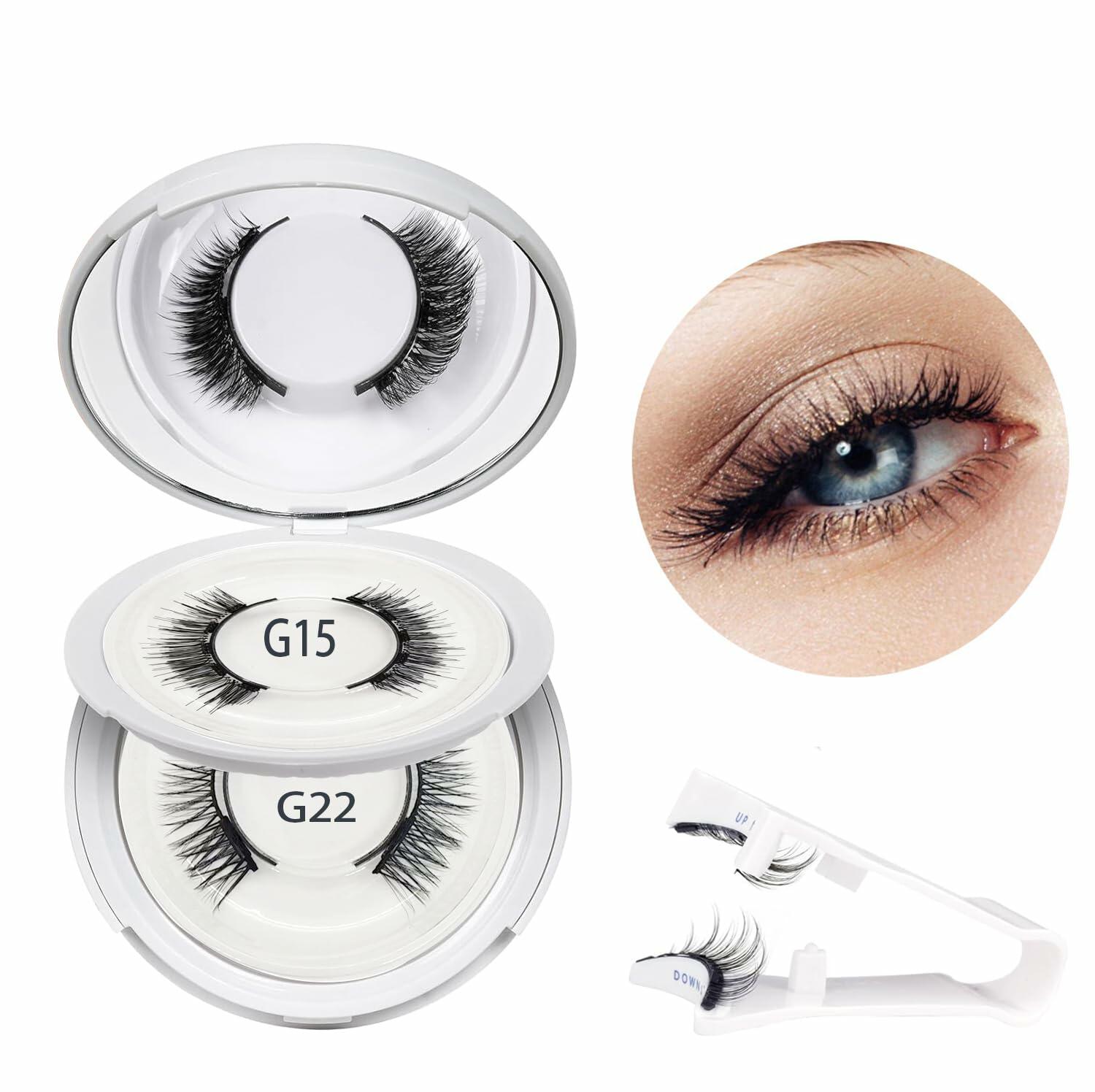 G17 Dual 3D Magnetic False Eyelashes Kit Reusable No Glue Extension