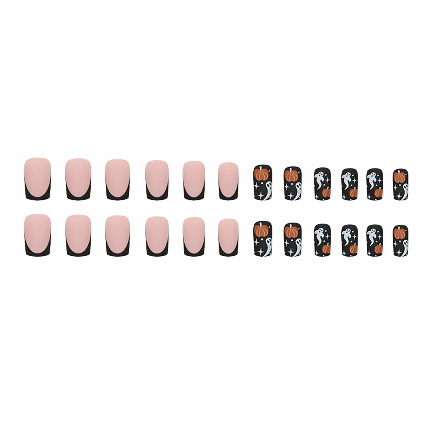 RIICFDD Cat Eyes Press On Nails 30 Pcs Short Square Acrylic Glitter False Nails