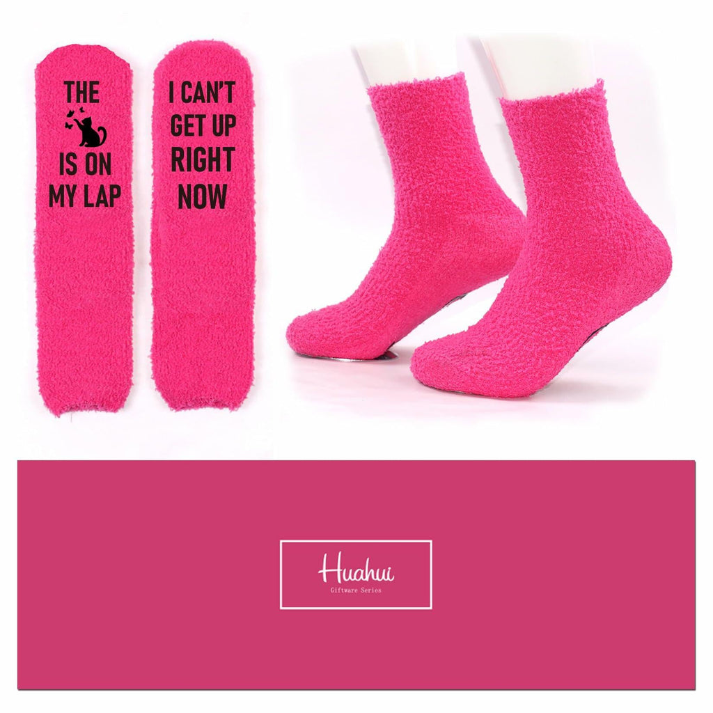 Huahui Cat Lover Socks Women Christmas Gift Novelty Cat Mom Animal Lovers