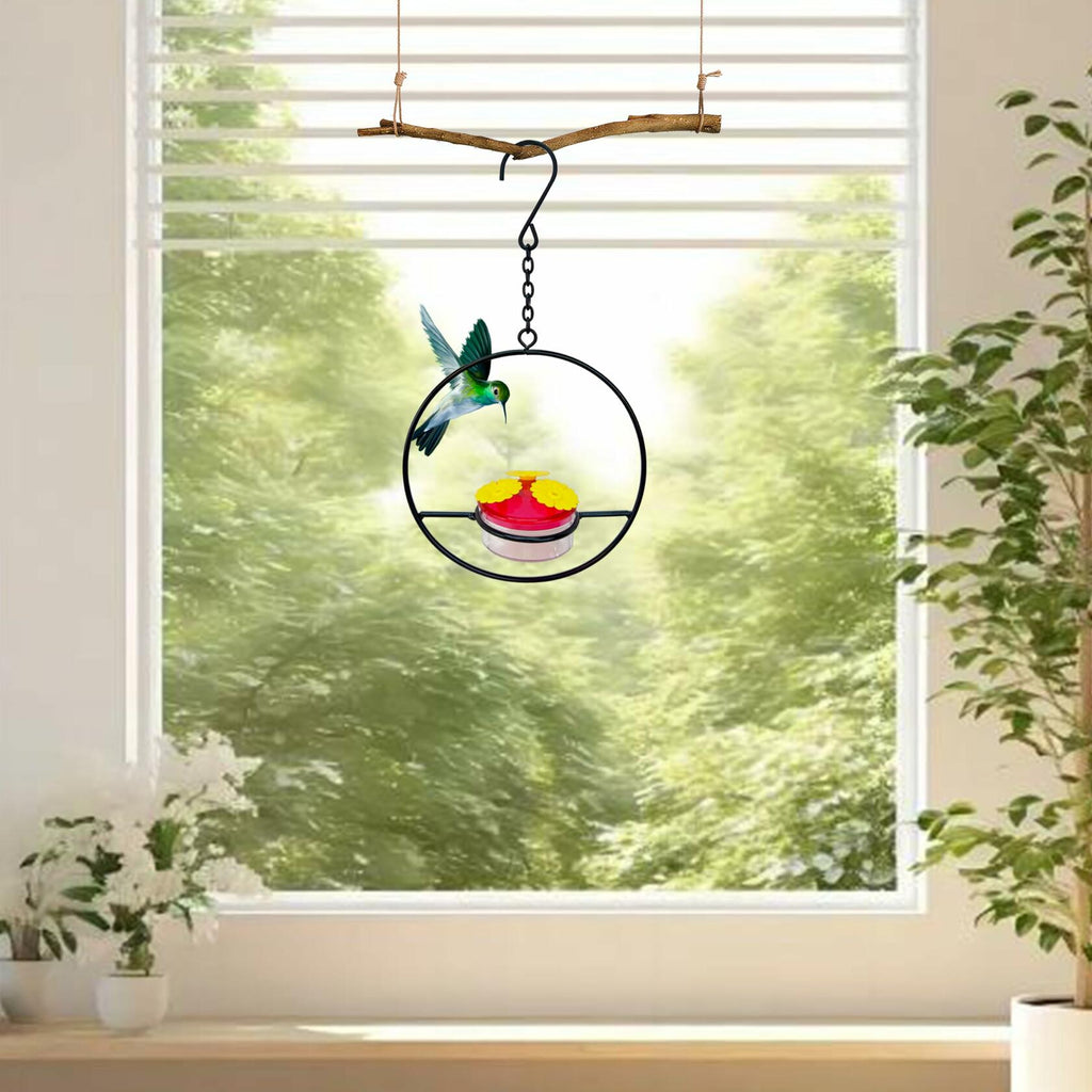 YWYWVVS Hummingbird Feeder 3-Circle Hanging Outdoor Patio Bird Feeder