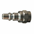 Milton S-778 1/4" FNPT A Style Plug 2 pcs Female Air Fittings Steel