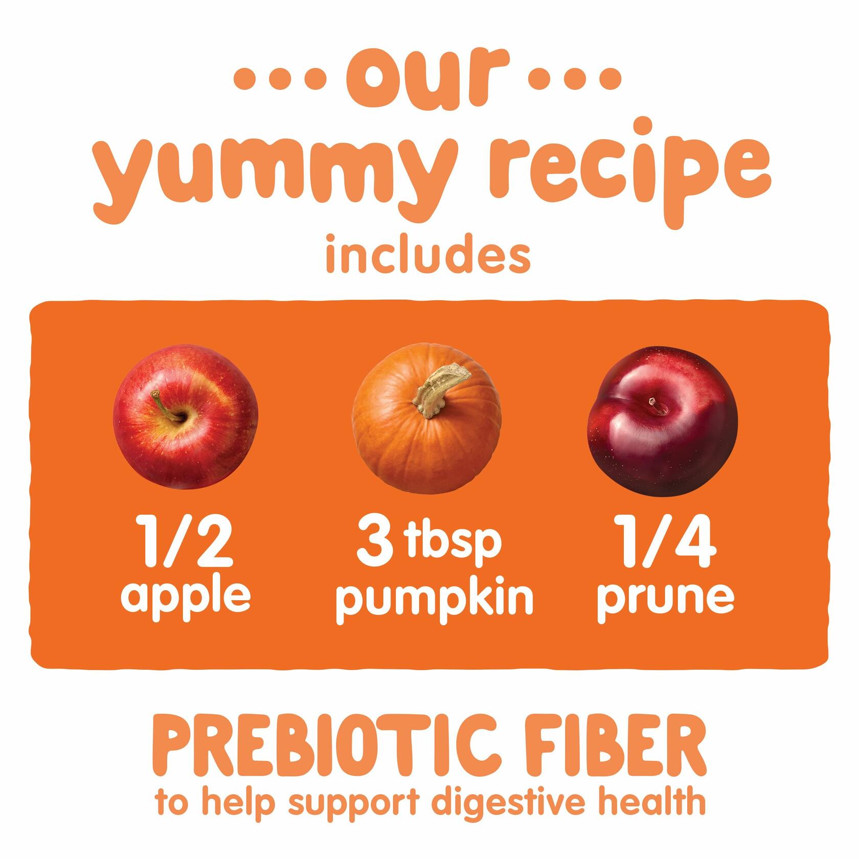 BestBy07/25 Happy Baby Organic Digestive Support Stage 2 Baby Food 4oz Pouch x16
