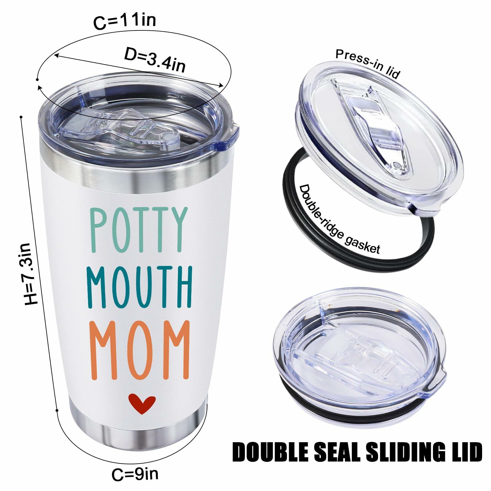 XgiftCreat 20oz Vacuum Insulated Travel Tumbler - Bonus Dad Gift Humor