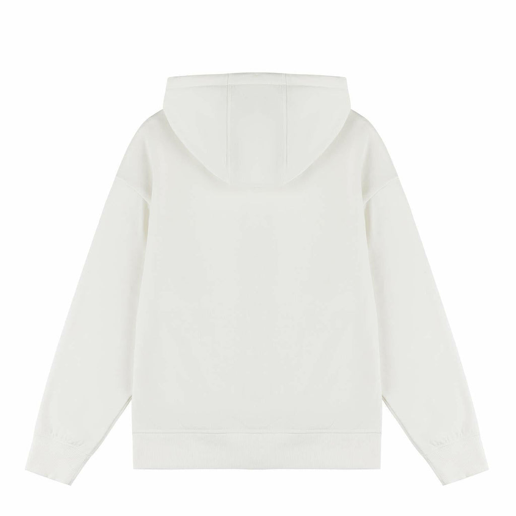 AMERICLOUD Women's Soft Brushed Fleece Zip Up Hoodie White XXL New