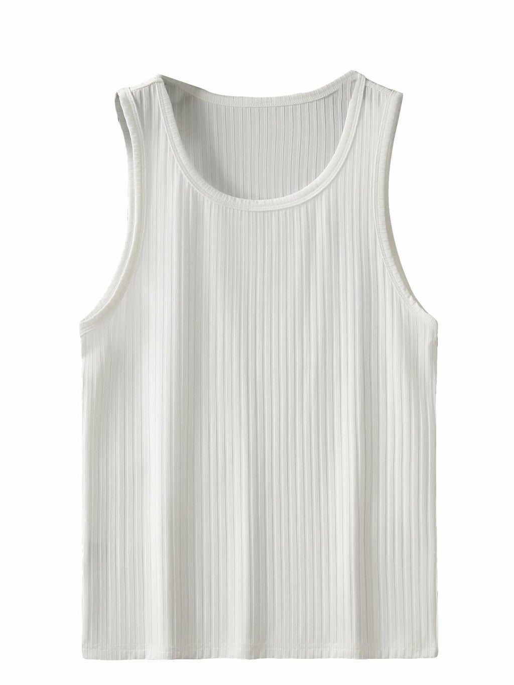 COZYEASE Men's Rib Knit Sleeveless Tank Top Green Small Casual Bodycon