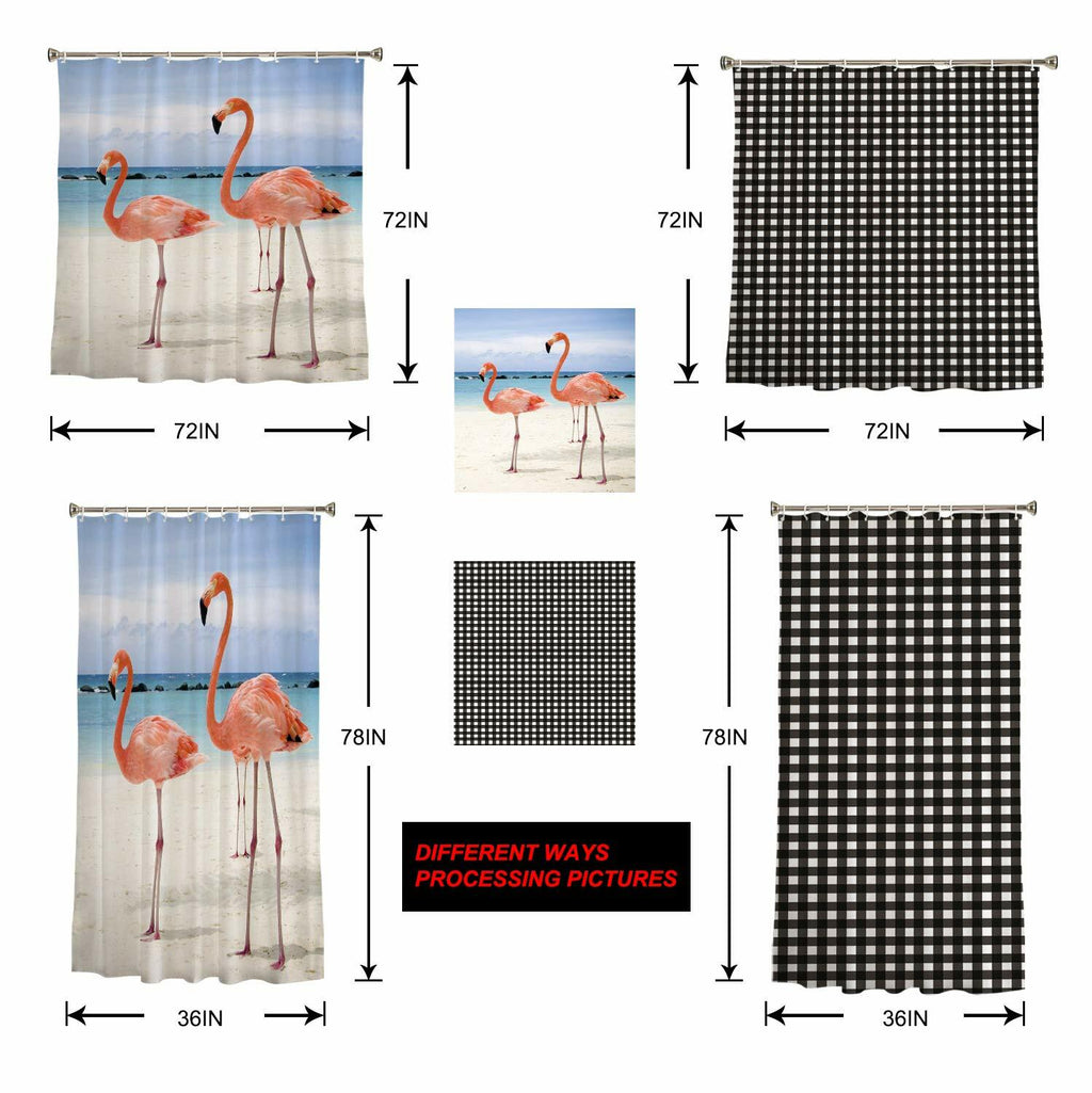 Christmas Snowman Shower Curtain 72x72in Waterproof Fabric Farmhouse 12 Hooks