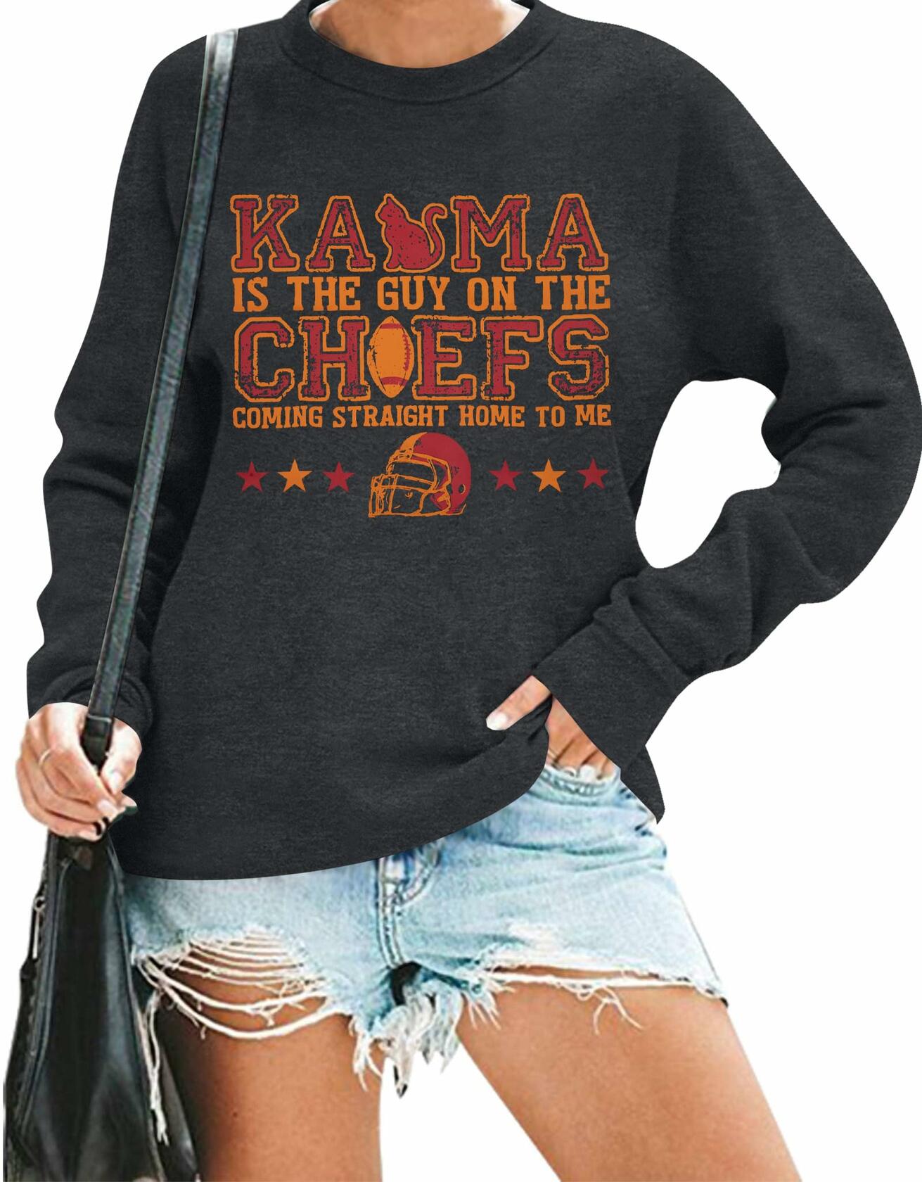 BANGELY Women's Football Sweatshirt Long Sleeve Pullover