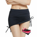 insgym AS1 Alpha Black Bikini Bottoms Ruched Drawstring Size XL