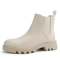 firelli Women Chelsea Ankle Booties Comfortable Boots Ivory Size 10