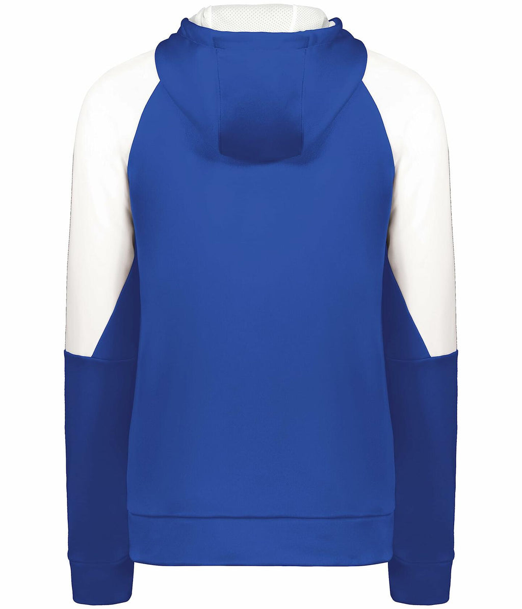 Holloway Women's Momentum Team Fleece Hoodie Royal White - Size XXL