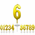 wusiyork Number 6 Birthday Candle Cake Decoration 1pc