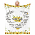 JTUOW Sunflower Blanket Pastor Appreciation Christian Gift 60x50