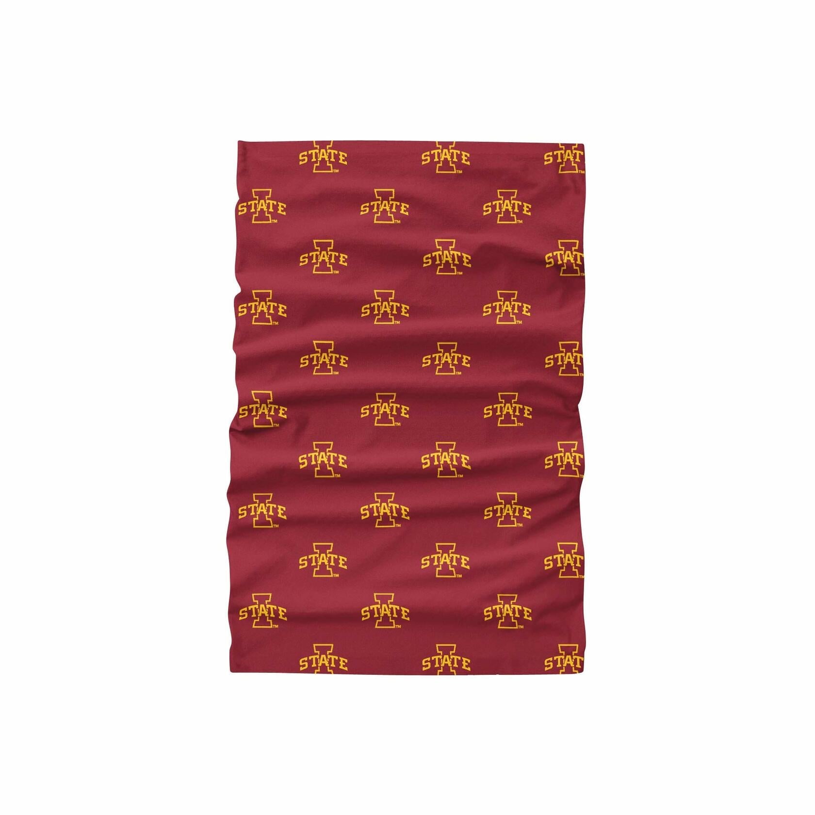 FOCO Iowa State Cyclones NCAA Mini Print Logo Gaiter Scarf Large Size L