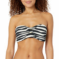 Skye Women's Hilda Bandeau Bikini Top Black Molded Cups Size Standard