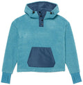 Amazon Essentials Women's Teddy Fleece Hoodie Jacket Teal Blue Size 1X