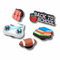 Crocs Jibbitz Sports & Interests Shoe Charms 5-Pack Colorful One Size