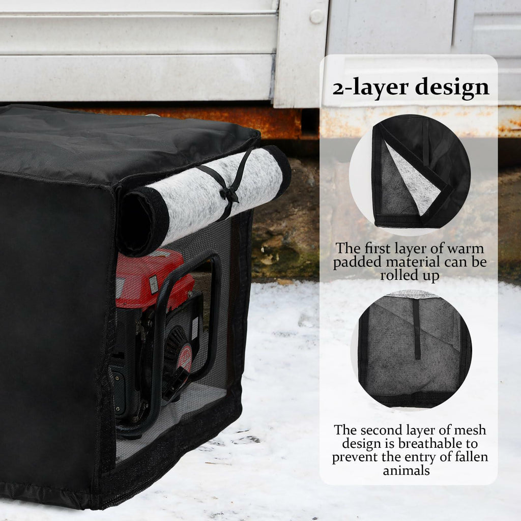 Outdoor Pool Heater Cover Waterproof Plush Lining 24x11x11in